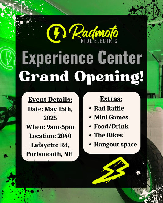 The Radmoto Experience Center Grand Opening – May 15th!