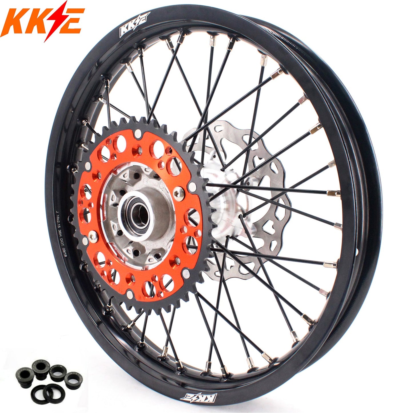 KKE 19×2.15 New Generation Cast Rear Wheel Rim For KTM SX SX-F XCW EXC EXC-F EXC-W 2003-2024