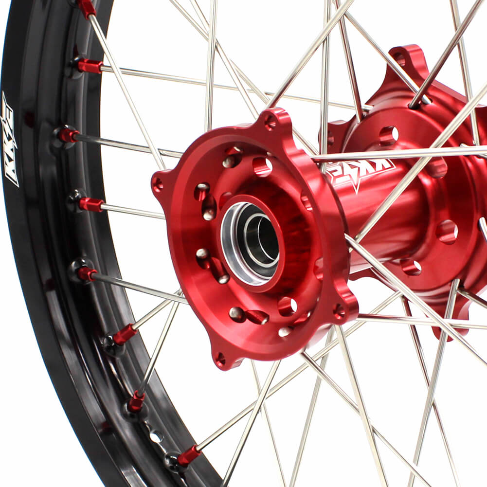KKE 21" 19" or 21" 18" Spoke Wheels Rims For HONDA CRF250R 2004-2013 CRF450R 2002-2012