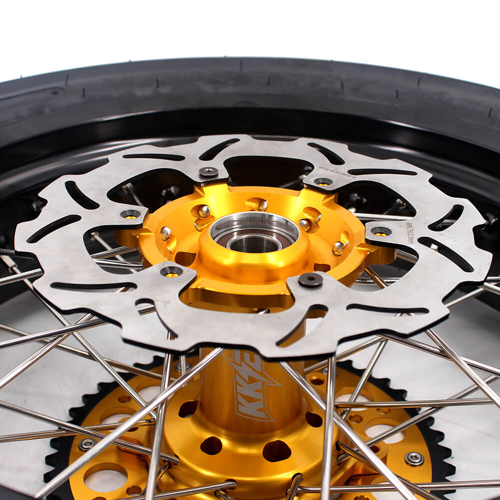KKE 3.5/4.25*17inch Supermoto Wheels CST Tires For SUZUKI DRZ400 DRZ400E DRZ400S