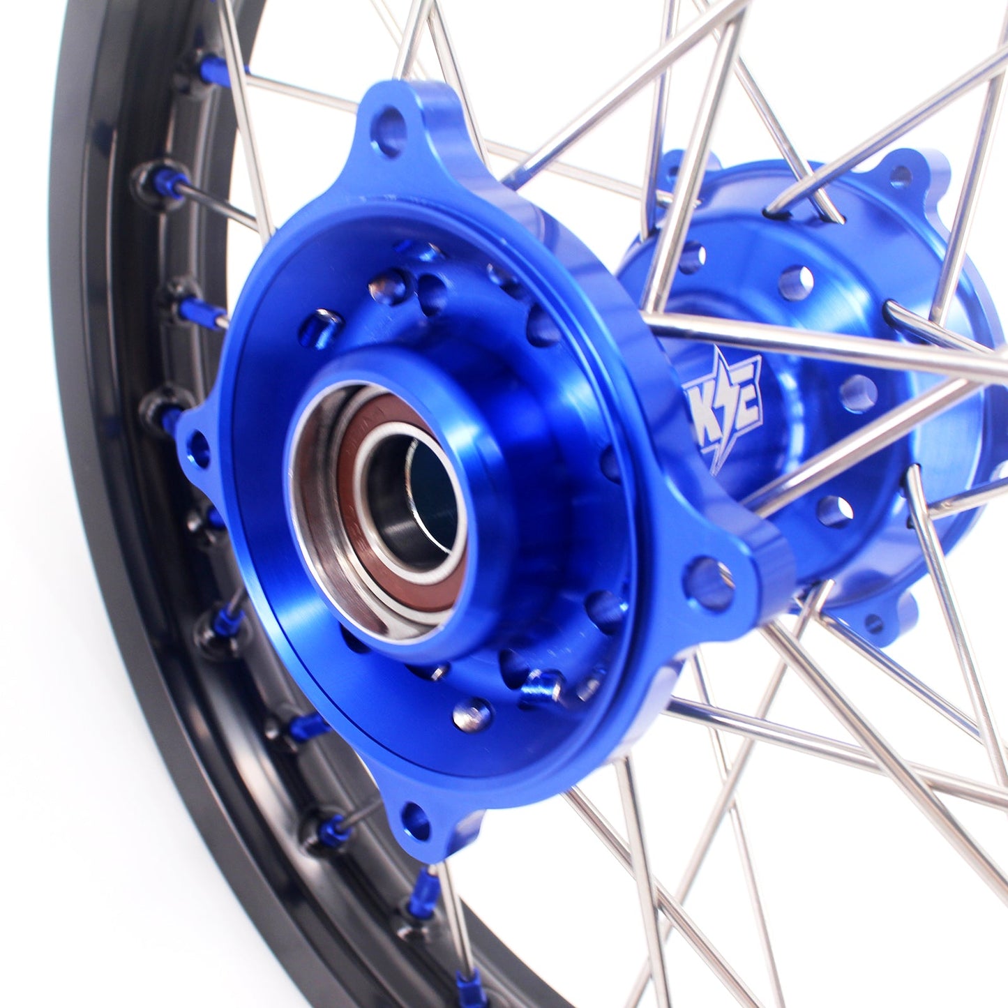 KKE 17 & 14 CNC Hub Kid's Big Wheels Rims For KTM SX85 2021-2024 Husqvarna TC85 2021-2024