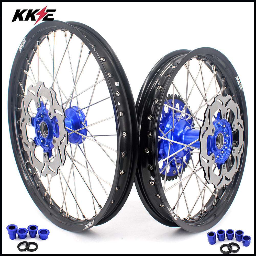 KKE 21 & 18 Cast Enduro Rims for Yamaha YZ250F YZ450F 2016-2021 Rotors