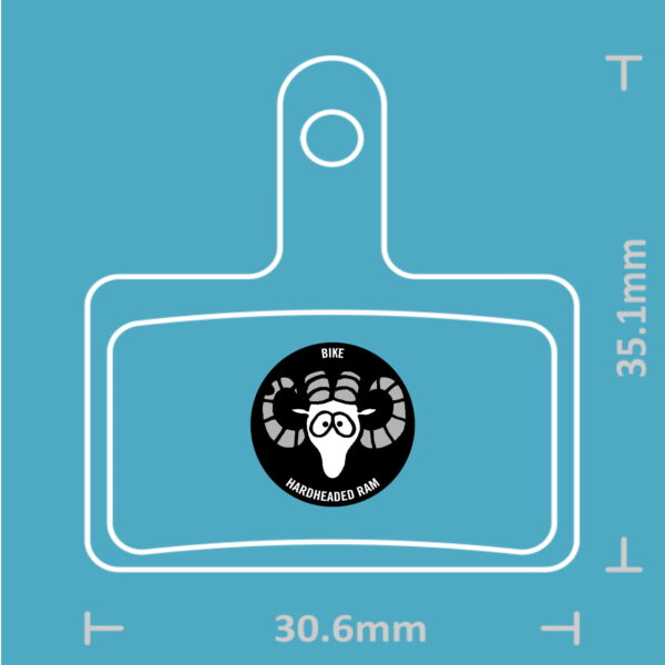 Bike Brake Pads Ceramic + Kevlar for Shimano, Tektro Deore BR, Auriga/Drako HDC 301