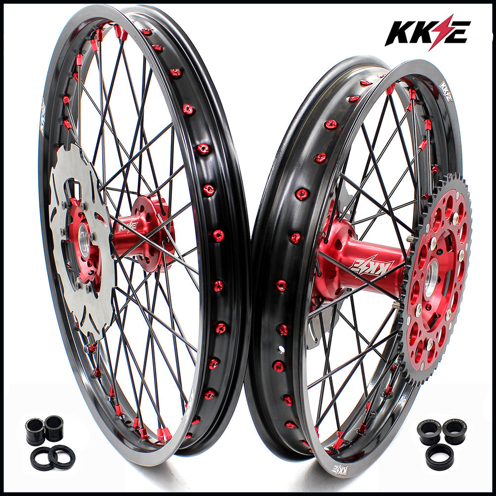 KKE 21" 18" or 21" 19" Aluminum Wheels For HONDA CR125R 1995-1997 CR250R 1995-1996 CR500R 1995-2001