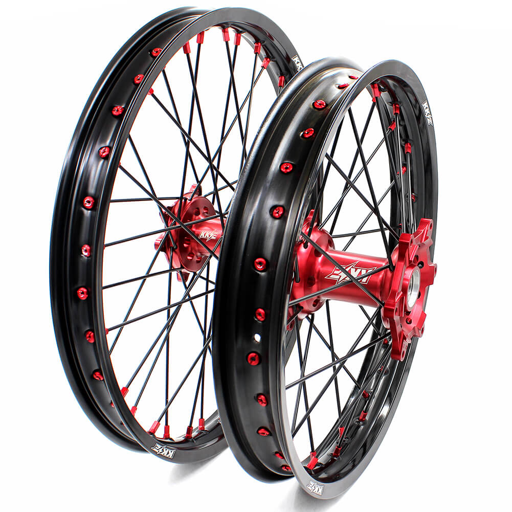 KKE 21in. 19in. or 21in. 18in. Motorcycle Spoked Wheels Rims For HONDA CRF250R 2004-2013 CRF450R 2002-2012
