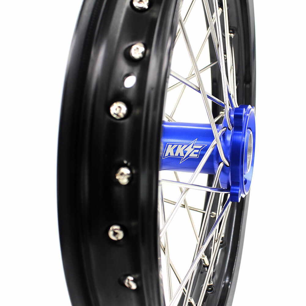 KKE 17 & 14 YZ80 1993-2001 YZ85 2002-2026 Kids Wheels for Yamaha Blue Hub