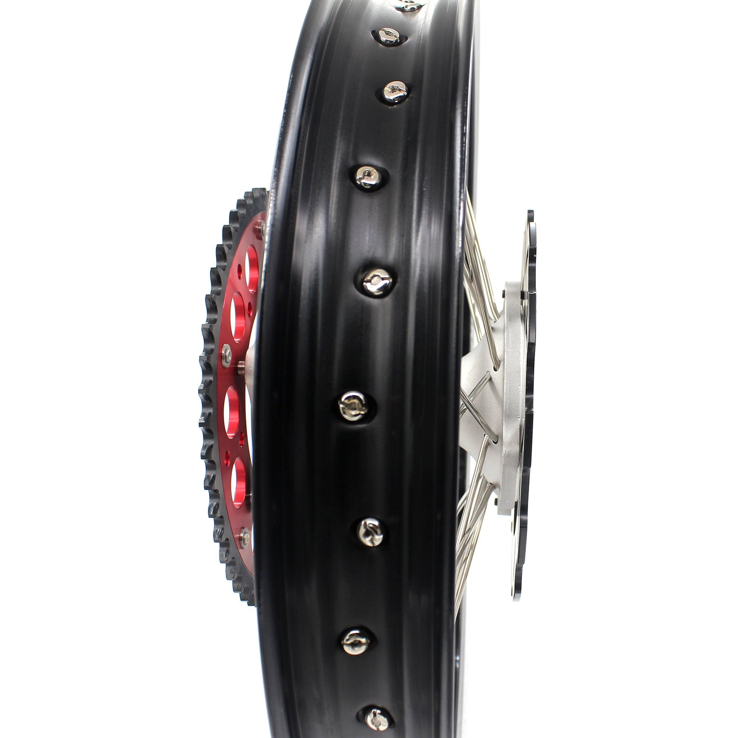 KKE 21 & 18 Casting MX Rims for Honda XR400R 96-04 XR600R 91-2000 240MM/220MM Disc Silver&Black