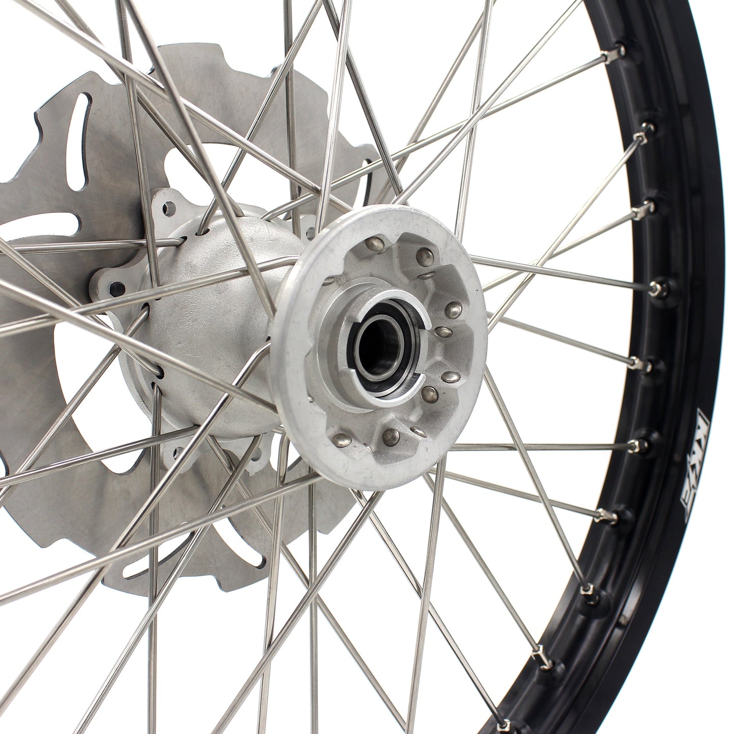KKE 21 & 18 Casting MX Rims for Honda XR400R 96-04 XR600R 91-2000 240MM/220MM Disc Silver&Black