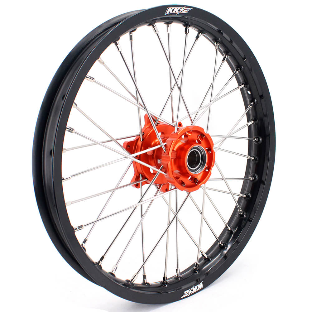 KKE 1.85*19 & 2.15*19 Flat Track Wheels for KTM EXC EXC-F EXC-W 125-530CC 2003-2024 Spoked Rims