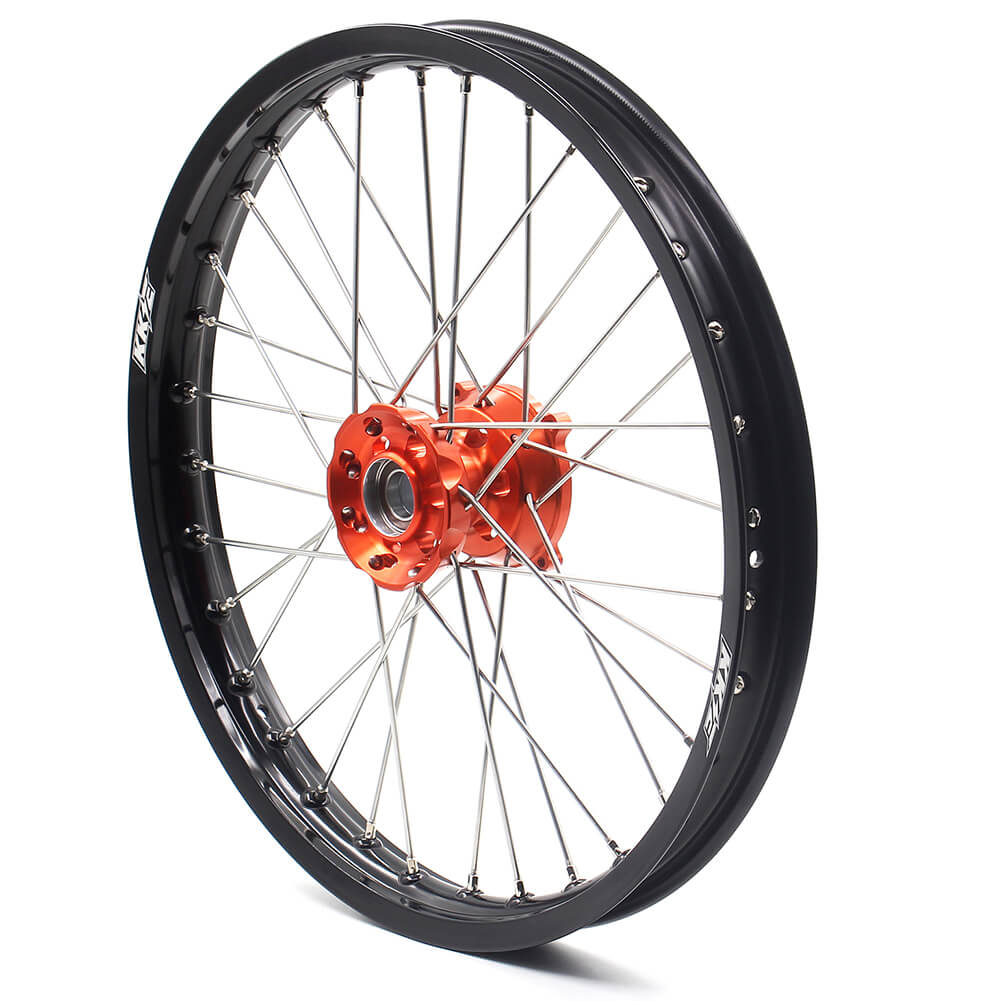 KKE 17"*1.4/14"*1.6 Kid's Small Wheels Rims Fit KTM SX 85 2003-2020 Orange Hub