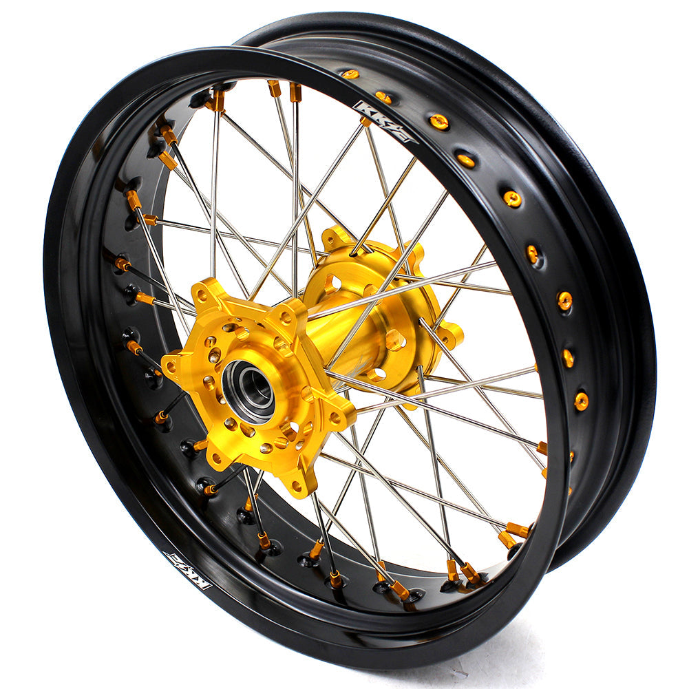 KKE 3.5/4.25*17 Inch Supermoto Wheels For SUZUKI DRZ400SM 2005-2024 CST Tires Rim