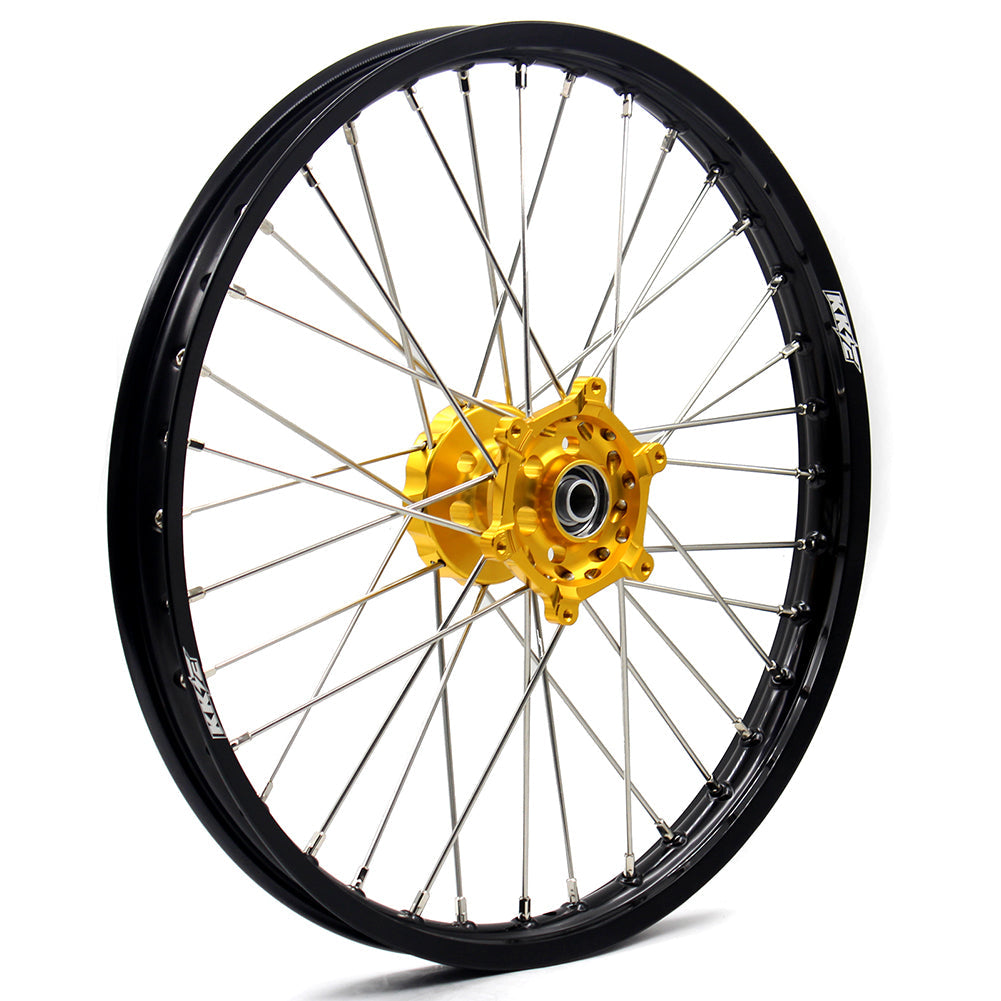KKE 21 & 19 Wheels for Suzuki RMZ250 2007 RMZ450 2005-2024 Gold&Black