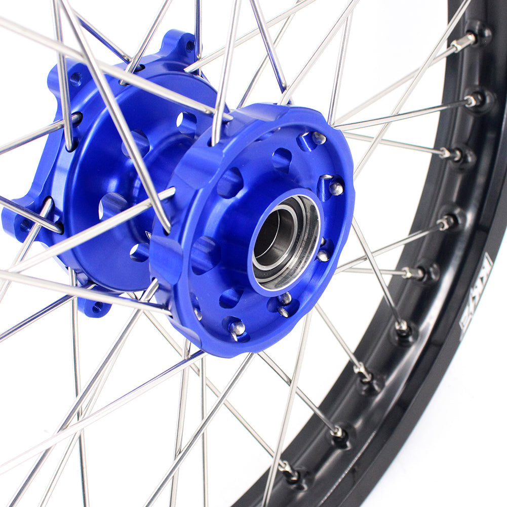 KKE 1.85*19 & 2.15*19 Flat Track Wheels Rim For Yamaha WR250F 2001-2016 WR450F 2003-2015