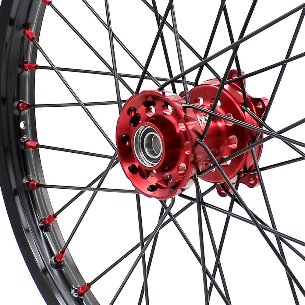 KKE 21in. 19in. or 21in. 18in. Motorcycle Spoked Wheels Rims For HONDA CRF250R 2004-2013 CRF450R 2002-2012