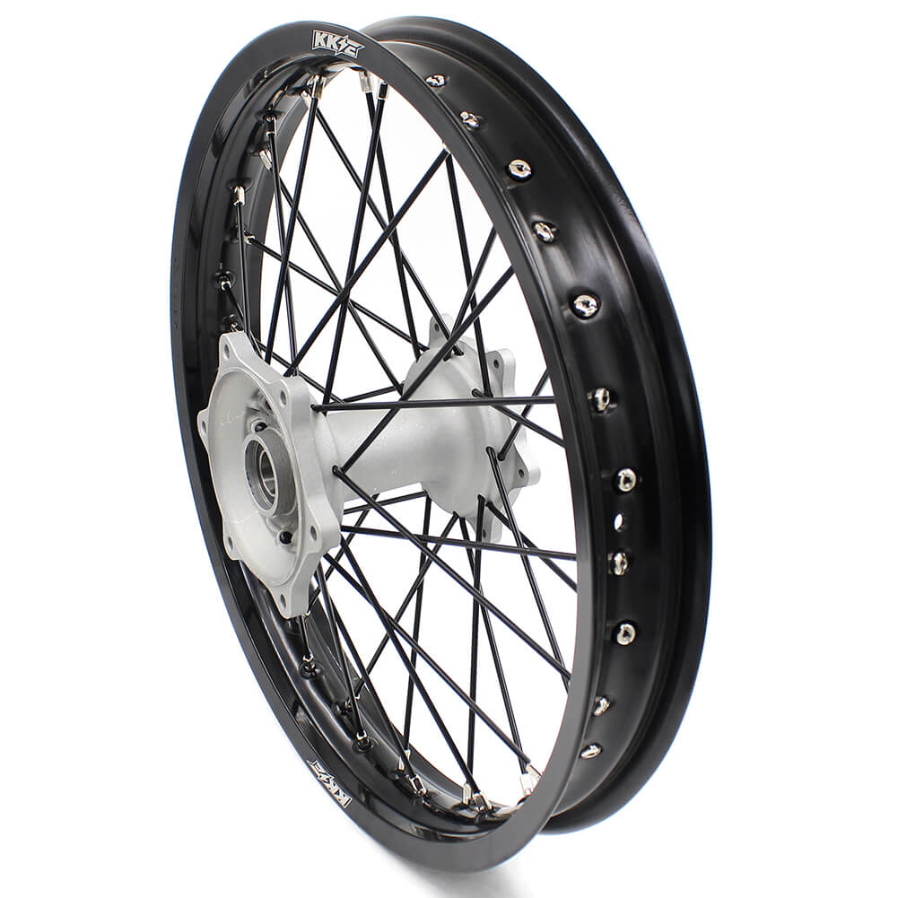 KKE 21 & 19 Casting MX Wheels for YAMAHA YZ250F 2001-2021 YZ450F 2003 Silver