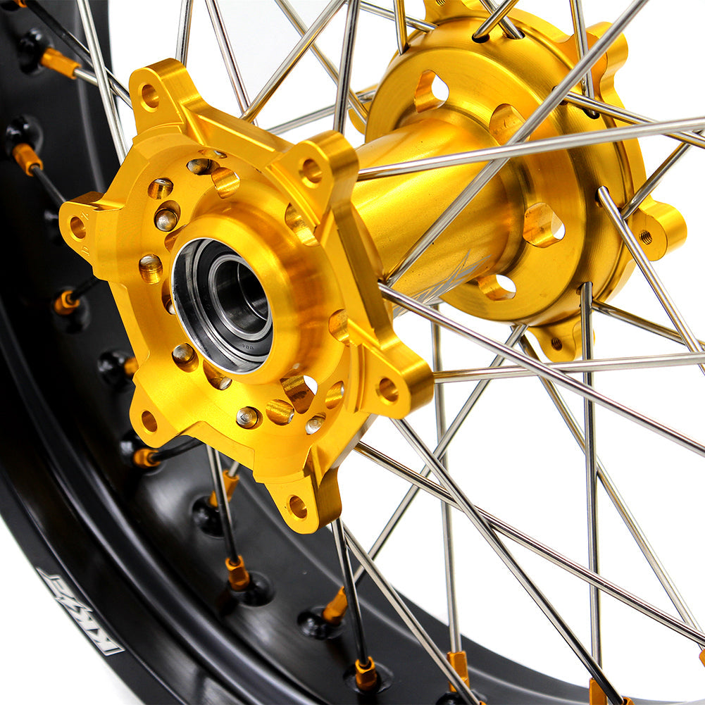 KKE 3.5/4.25*17 Inch Supermoto Wheels For SUZUKI DRZ400SM 2005-2024 CST Tires Rim