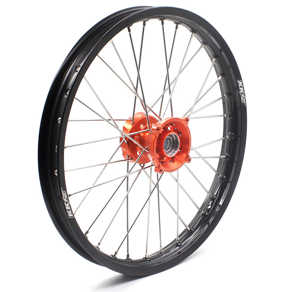 KKE 17"*1.4/14"*1.6 Kid's Small Wheels Rims Fit KTM SX 85 2003-2020 Orange Hub