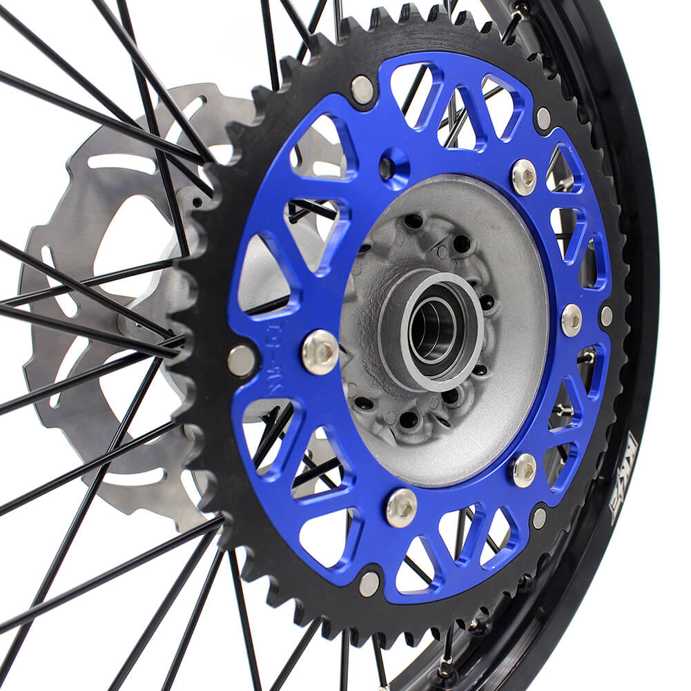 KKE 21 & 19 Casting MX Wheels for YAMAHA YZ250F 2001-2021 YZ450F 2003 Silver