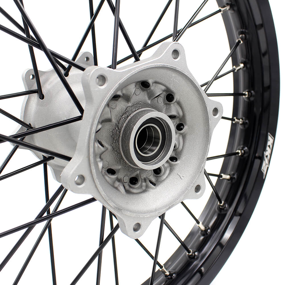 KKE 21 & 19 Casting MX Wheels for YAMAHA YZ250F 2001-2021 YZ450F 2003 Silver