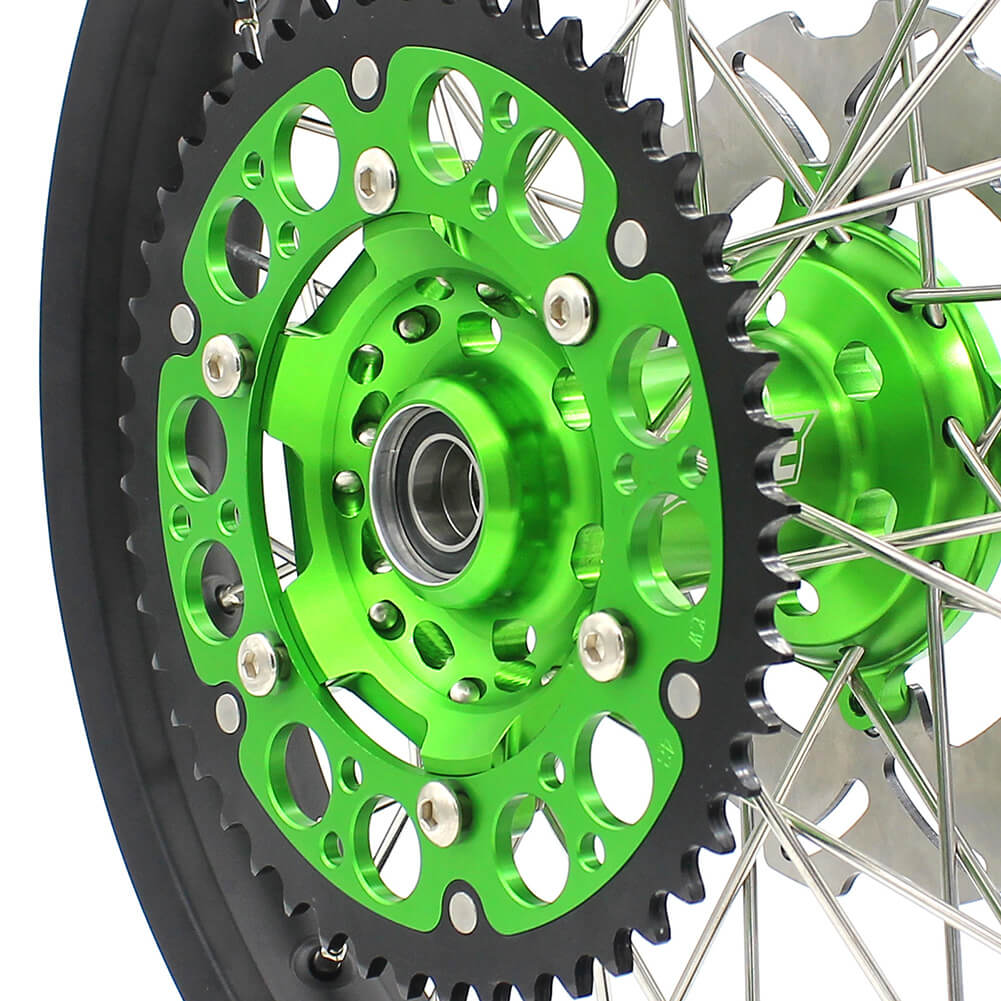 KKE 21/18 Enduro or 21/19 MX Wheels for Kawasaki KX125 KX250 2003-2005 Disc