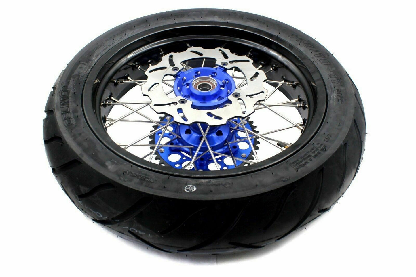 KKE 17inch KX450 KX250F 2020 KX450F 2019-2021 KX450 2019-2023 For KAWASAKI Supermoto Rims CST Tires Blue