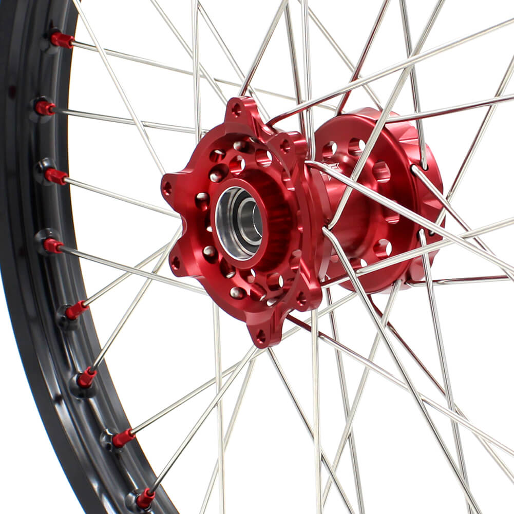 KKE 21" 19" or 21" 18" Spoke Wheels Rims For HONDA CRF250R 2004-2013 CRF450R 2002-2012