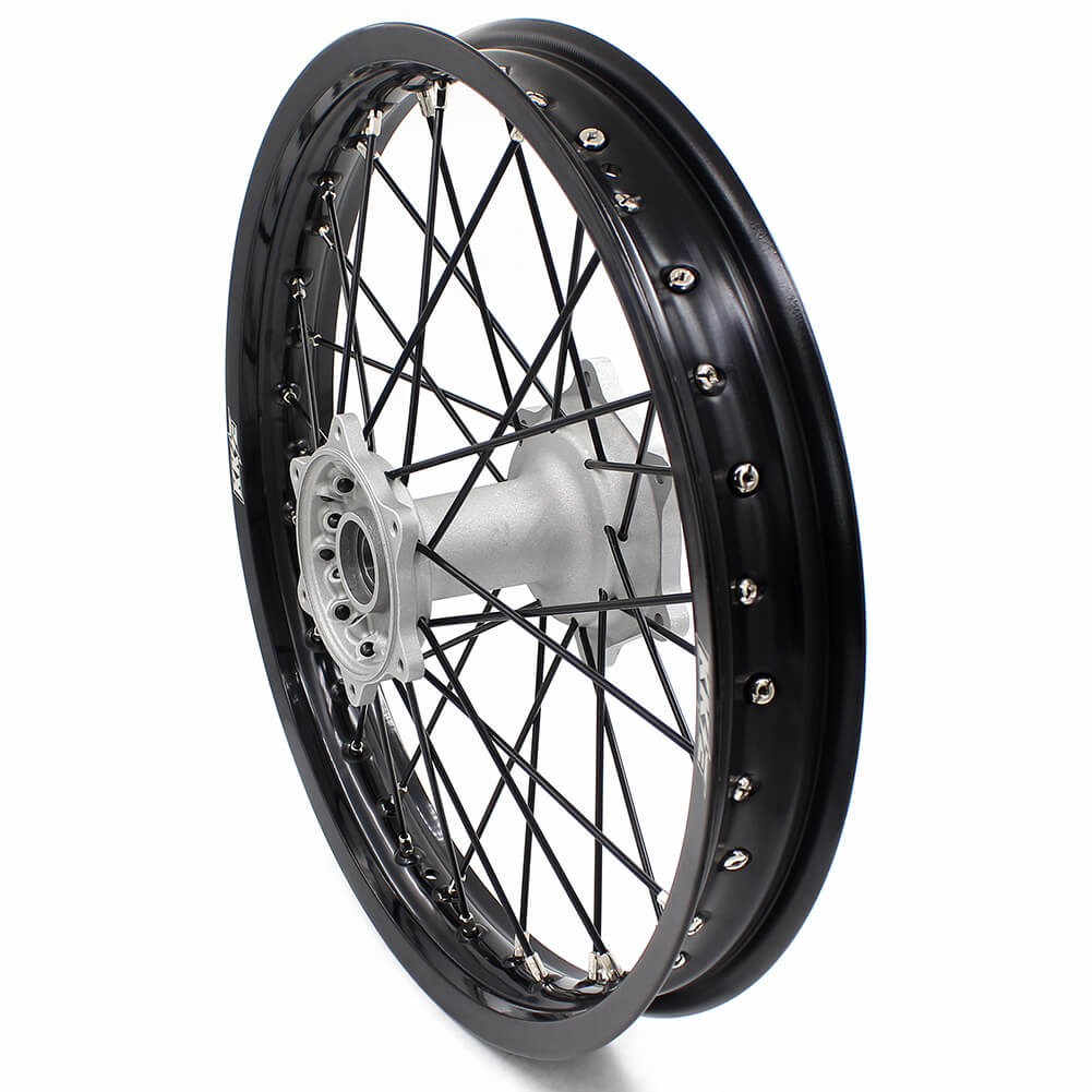KKE 21 & 19 Casting MX Wheels for YAMAHA YZ250F 2001-2021 YZ450F 2003 Silver