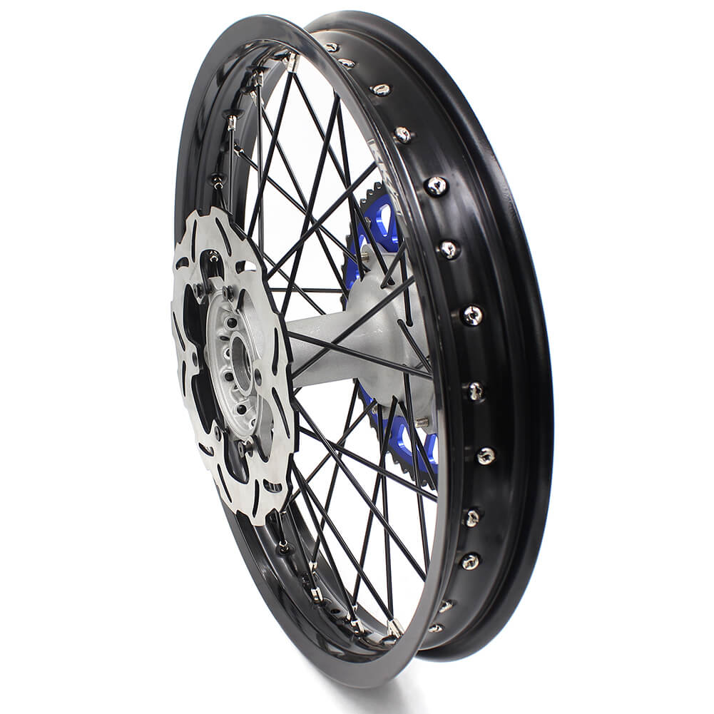 KKE 21 & 19 Casting MX Wheels for YAMAHA YZ250F 2001-2021 YZ450F 2003 Silver