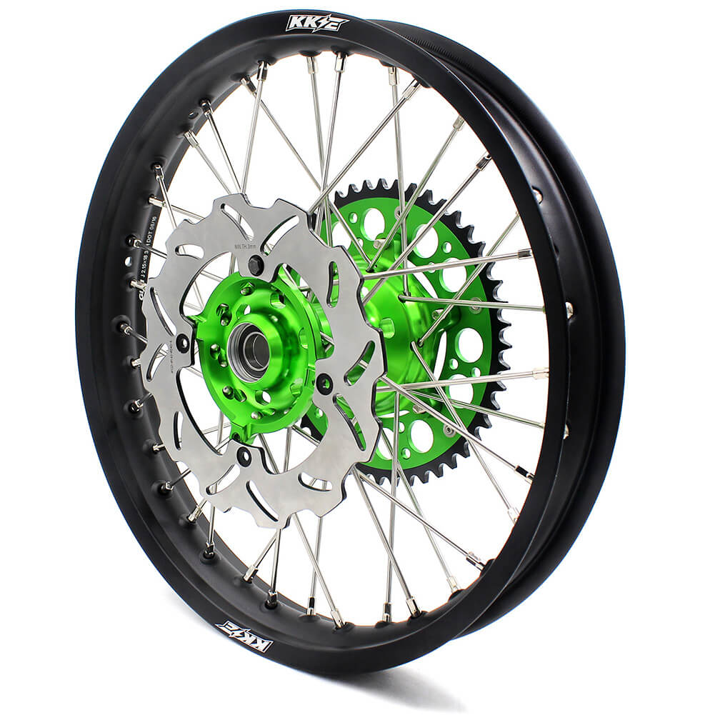 KKE 21/18 Enduro or 21/19 MX Wheels for Kawasaki KX125 KX250 2003-2005 Disc