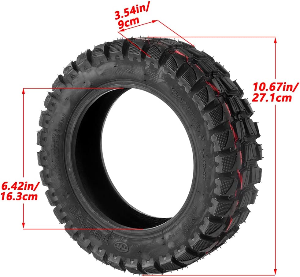Electric Scooter 11-inch Tubeless Tire 90/65-6.5 Thick Road Tire