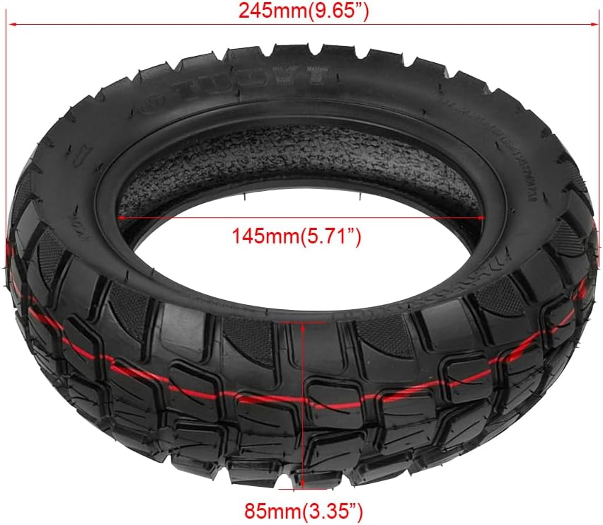 thumbnail image 2 of TDR 80/65-6 Inner Tube – 10 Inch Replacement For Electric Scooter & Bike Tires 2 of 5