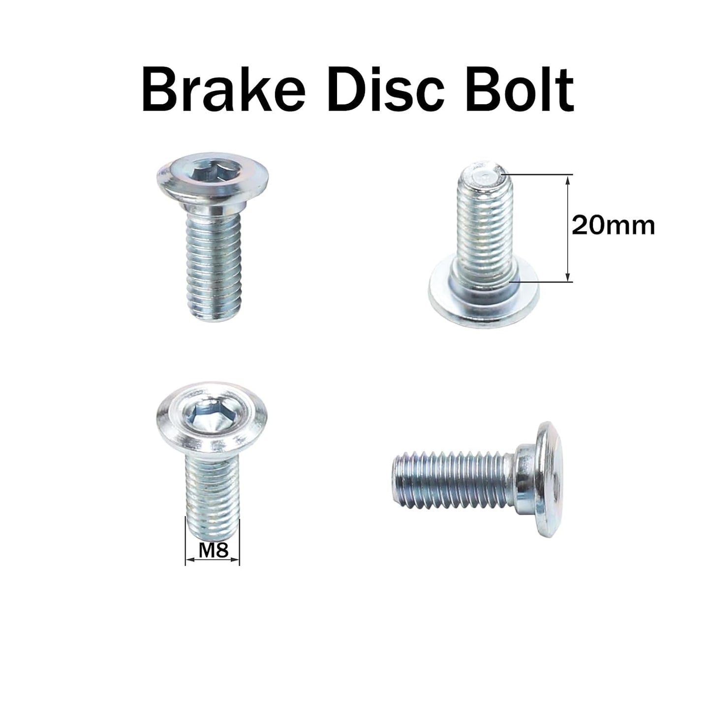 Brake Disc Rear Sprocket Rotor Bolt for Yozma IN10/Heybike Villian