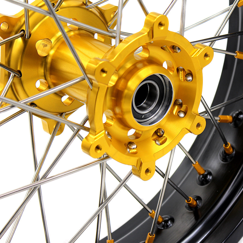 KKE 3.5/4.25*17 Inch Supermoto Wheels For SUZUKI DRZ400SM 2005-2024 CST Tires Rim