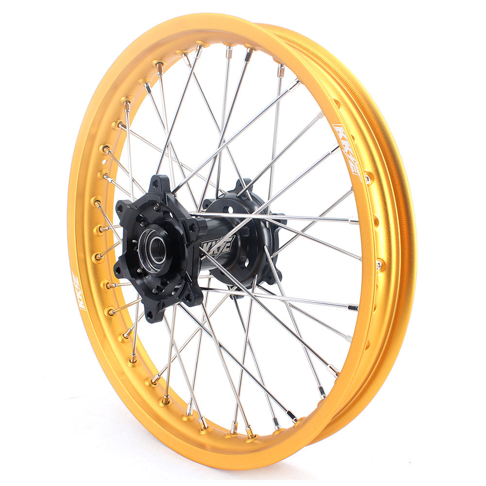 KKE 21 & 19 Dirt Bike Gold Rims for Suzuki RM125 2001-2007 RM250 2008