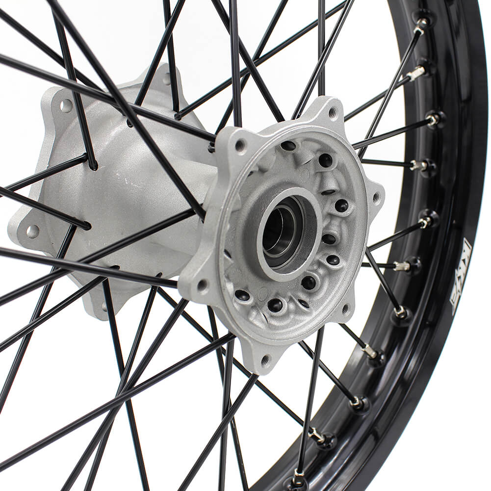 KKE 21 & 19 Casting MX Wheels for YAMAHA YZ250F 2001-2021 YZ450F 2003 Silver