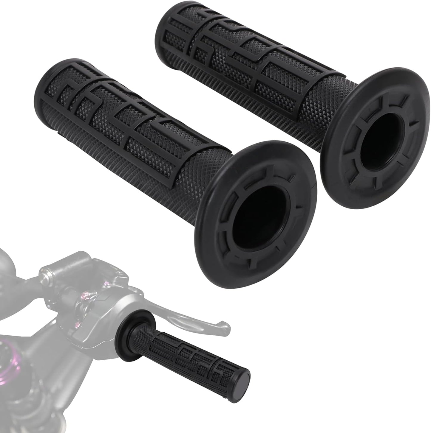 JFG RACING Surron Throttle Grips,Sur Ron Gas Throttle Handlebar Grips for Electric Motorbike Light Bee/Surron/Sur Ron X/Sur Ron S/X160/X260 - Black