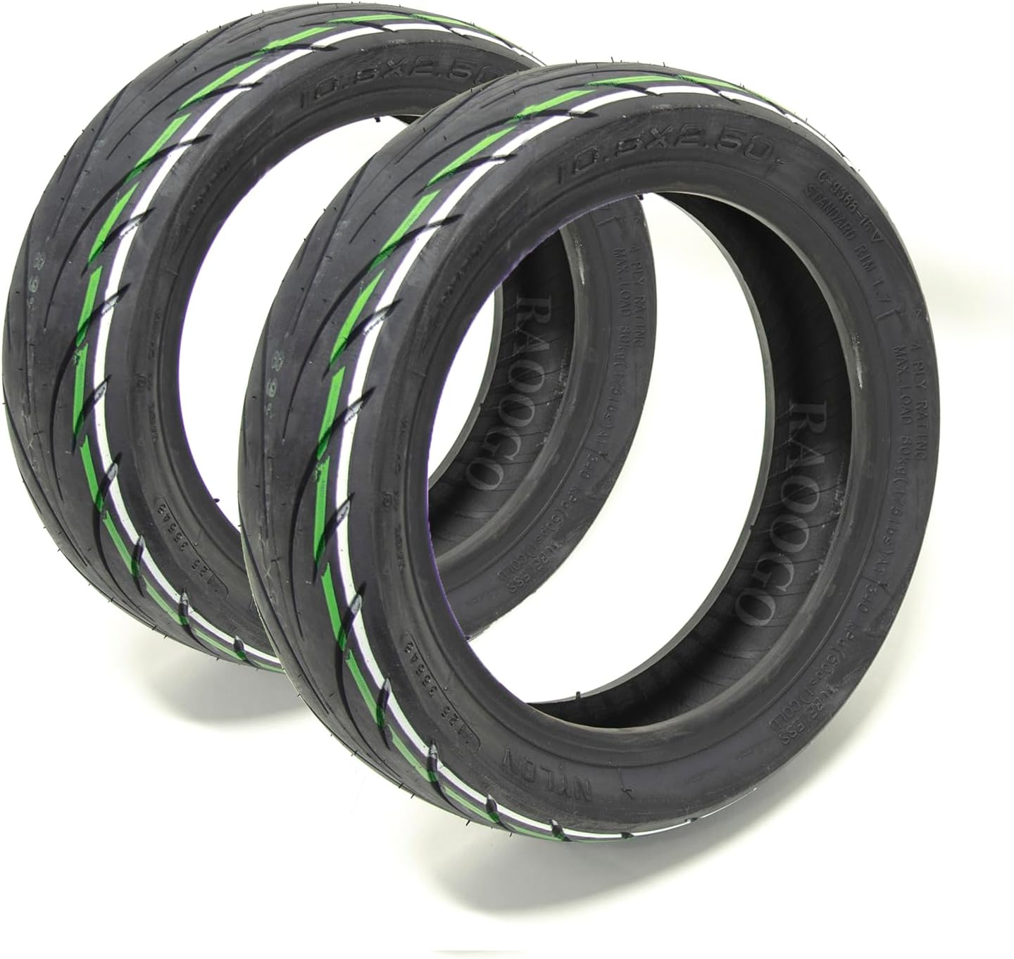 10.5X2.50 Tire Tubeless 10.5X2.5 Scooter Tire for NIU KQi300P & KQi300X Electric Scooter