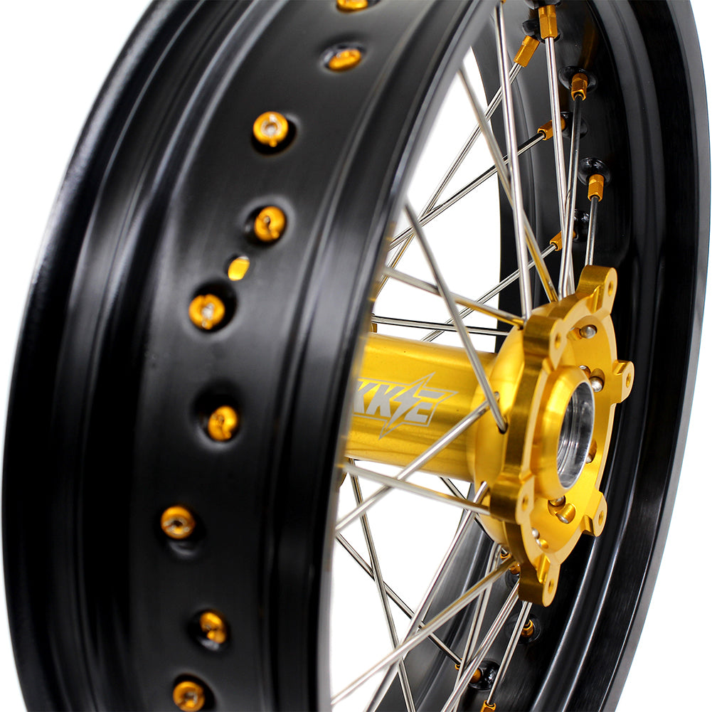 KKE 3.5/4.25*17 Inch Supermoto Wheels For SUZUKI DRZ400SM 2005-2024 CST Tires Rim