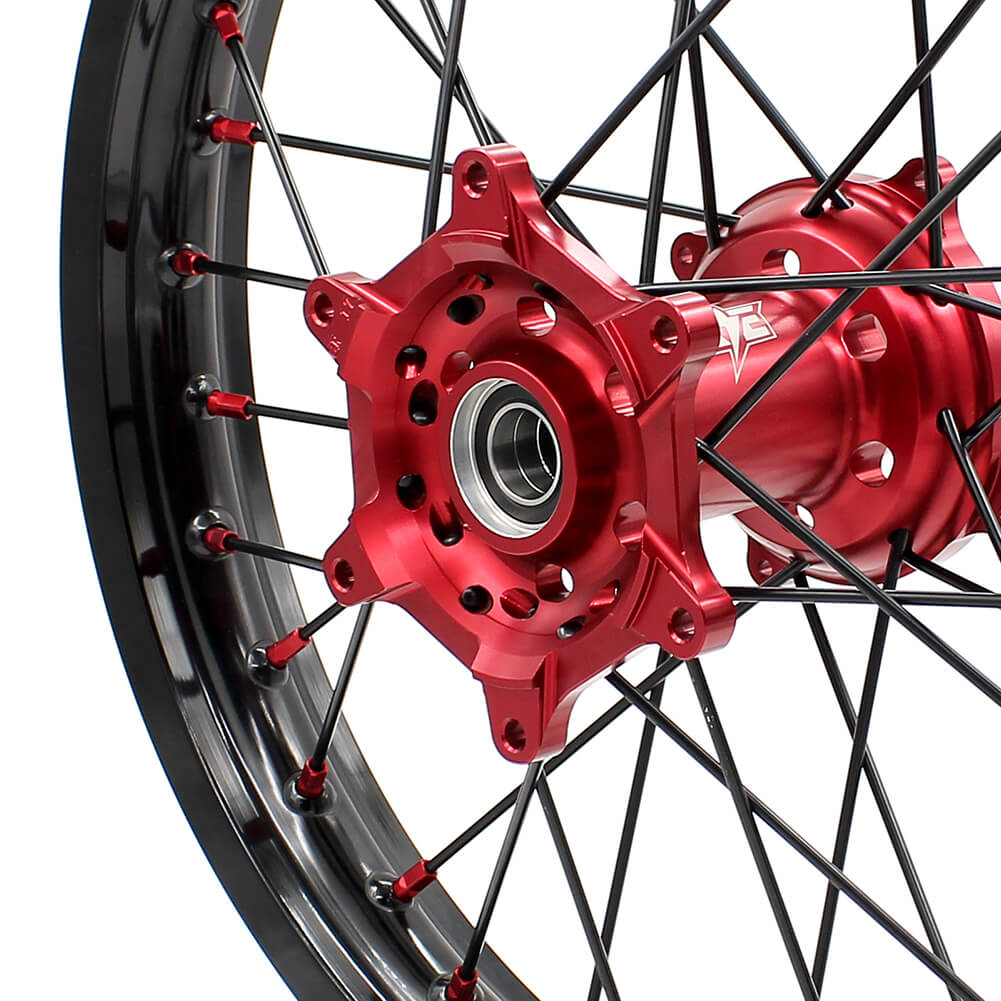 KKE 21in. 19in. or 21in. 18in. Motorcycle Spoked Wheels Rims For HONDA CRF250R 2004-2013 CRF450R 2002-2012