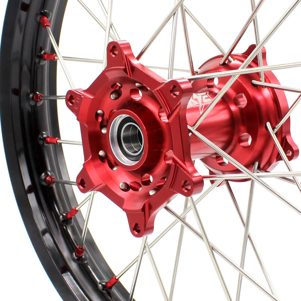 KKE 21" 19" or 21" 18" Spoke Wheels Rims For HONDA CRF250R 2004-2013 CRF450R 2002-2012