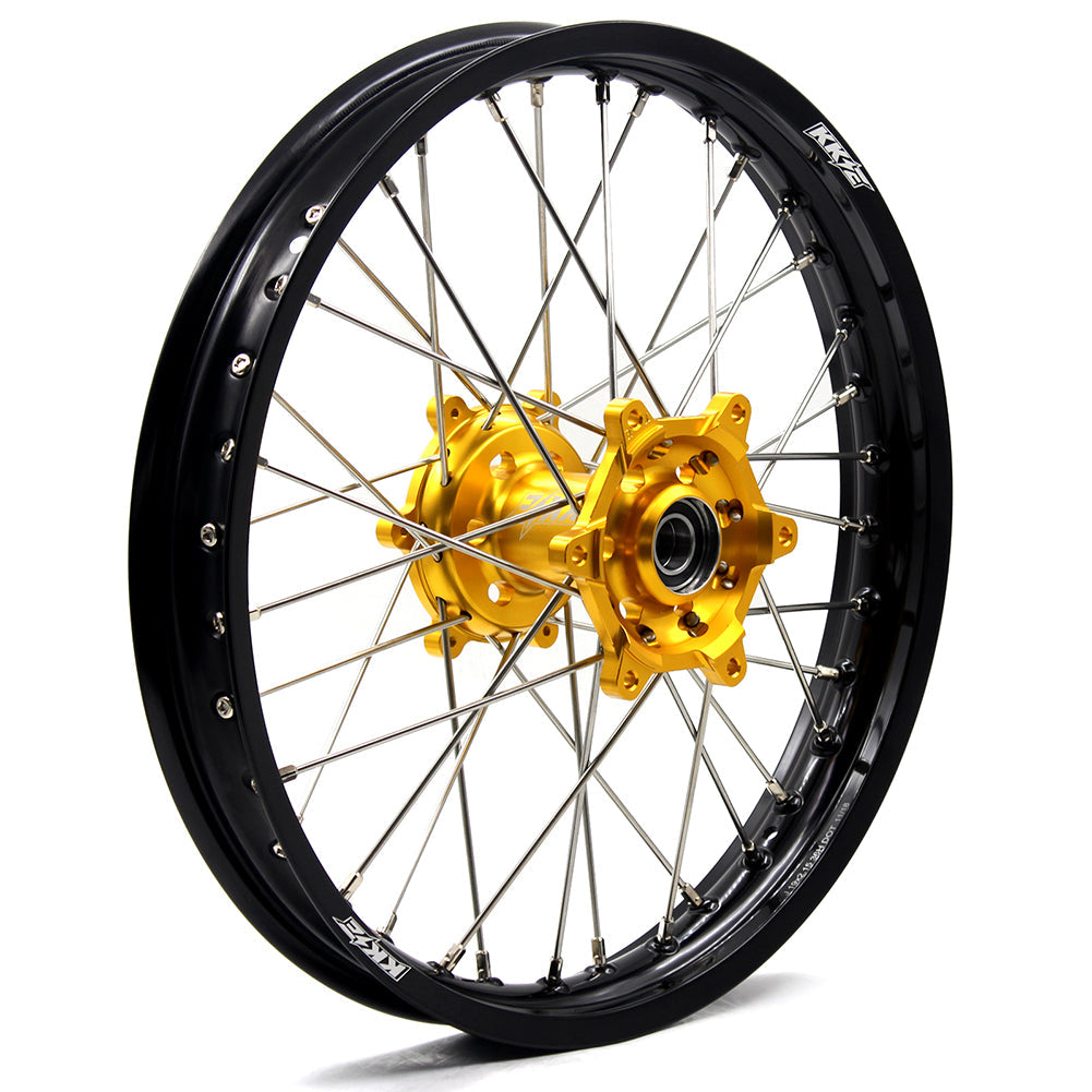 KKE 21 & 19 Wheels for Suzuki RMZ250 2007 RMZ450 2005-2024 Gold&Black