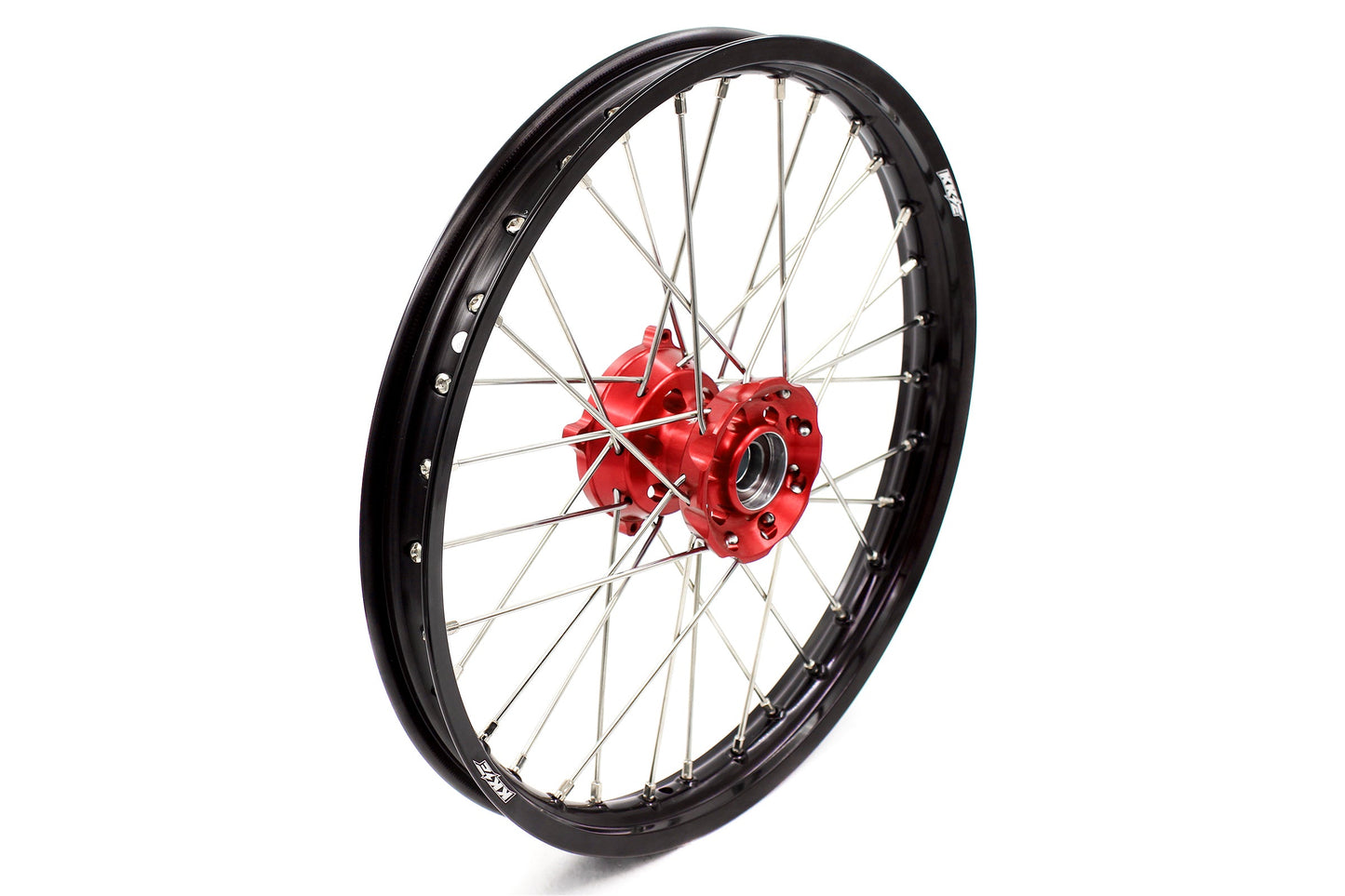 KKE 17"*1.4/14"*1.6 Spoked Small Kid's Wheels Set For KTM SX 85 2003-2020 Red Hub