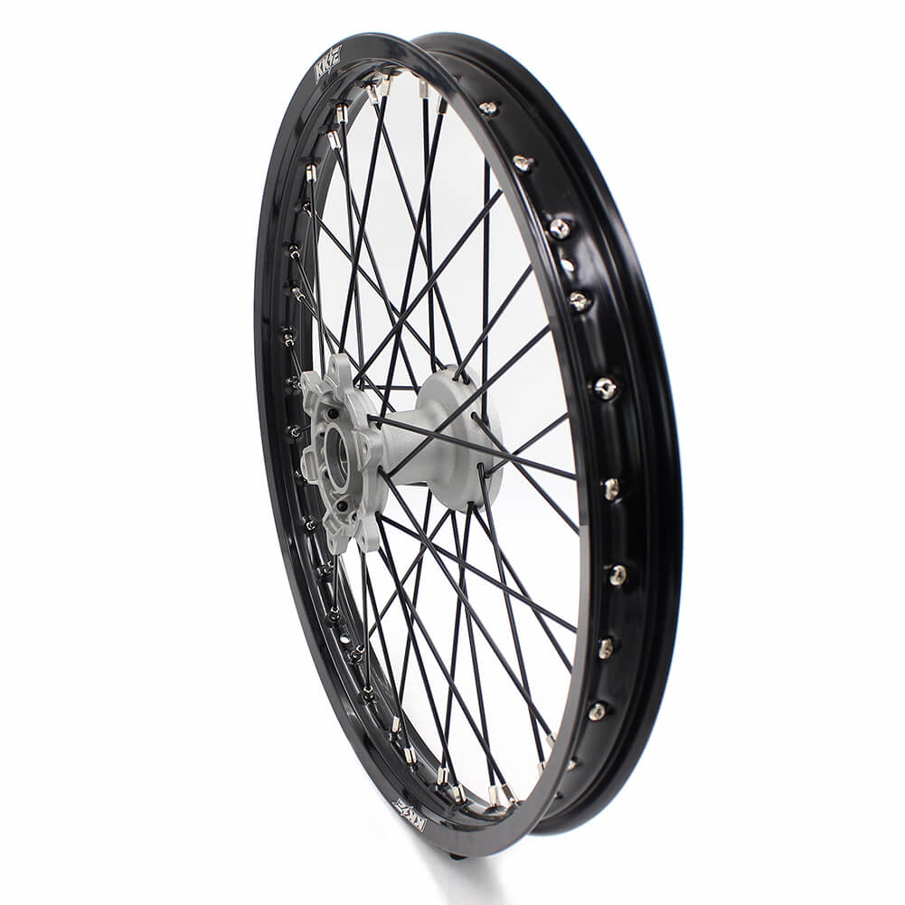 KKE 21 & 19 Casting MX Wheels for YAMAHA YZ250F 2001-2021 YZ450F 2003 Silver