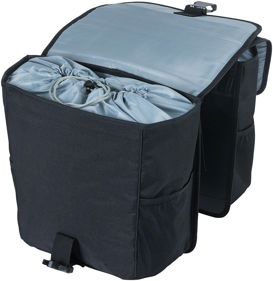 Basil Go Double Pannier - 32L, Black