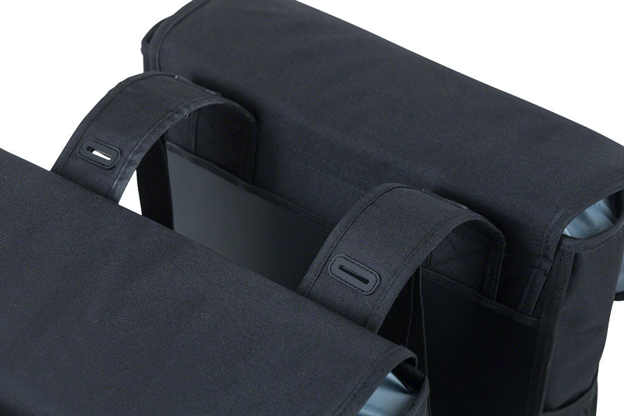 Basil Go Double Pannier - 32L, Black