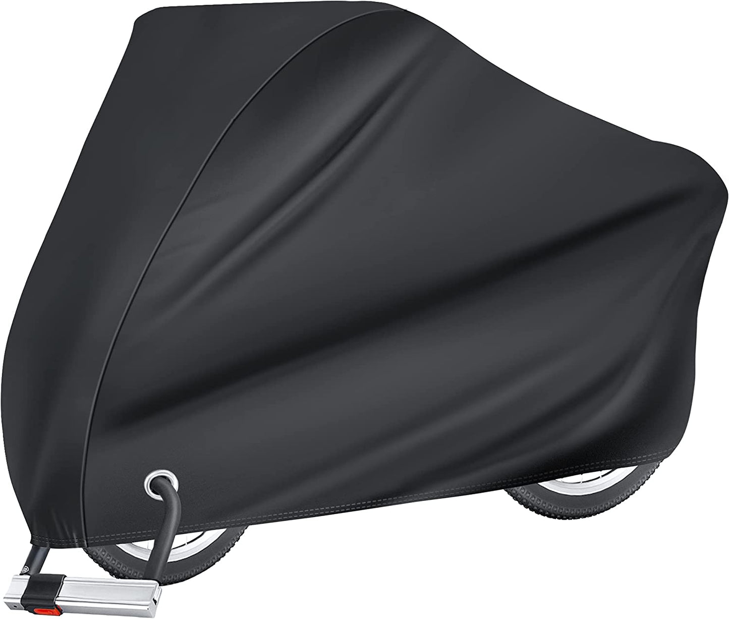 Bike Cover Outdoor Waterproof, Covers Rain Sun UV Dust Wind Proof with Lock Hole for Mountain Road Electric Bike