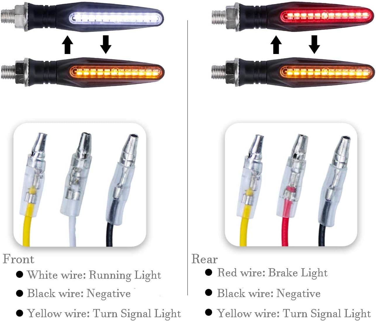 Turn Signal Brake Lights & Daytime Running Lights 12V