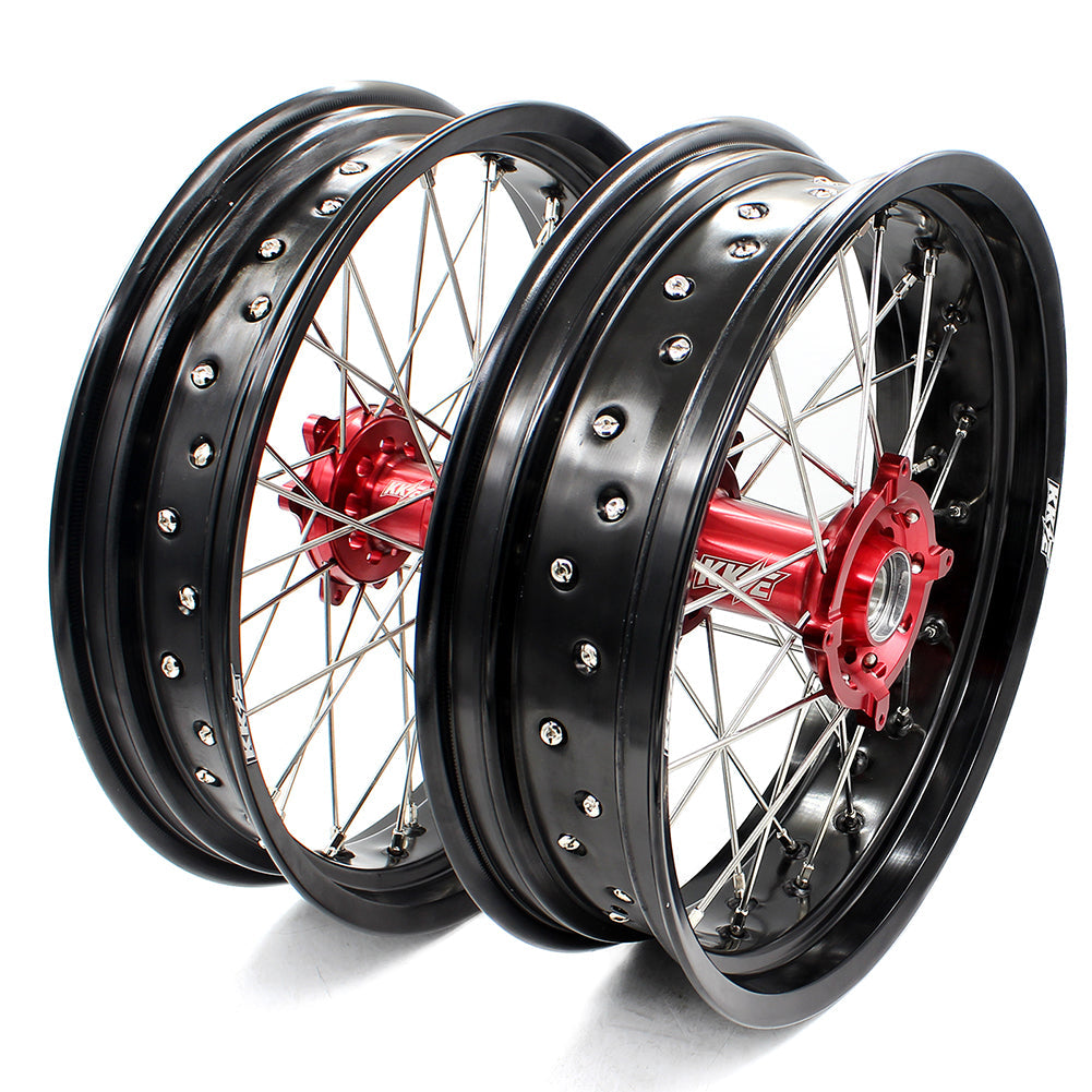 KKE 3.5 & 4.25 Supermoto Wheels for Honda CRF250R 2014-2025 CRF450R 2013-2025 CRF450X 2019-2025