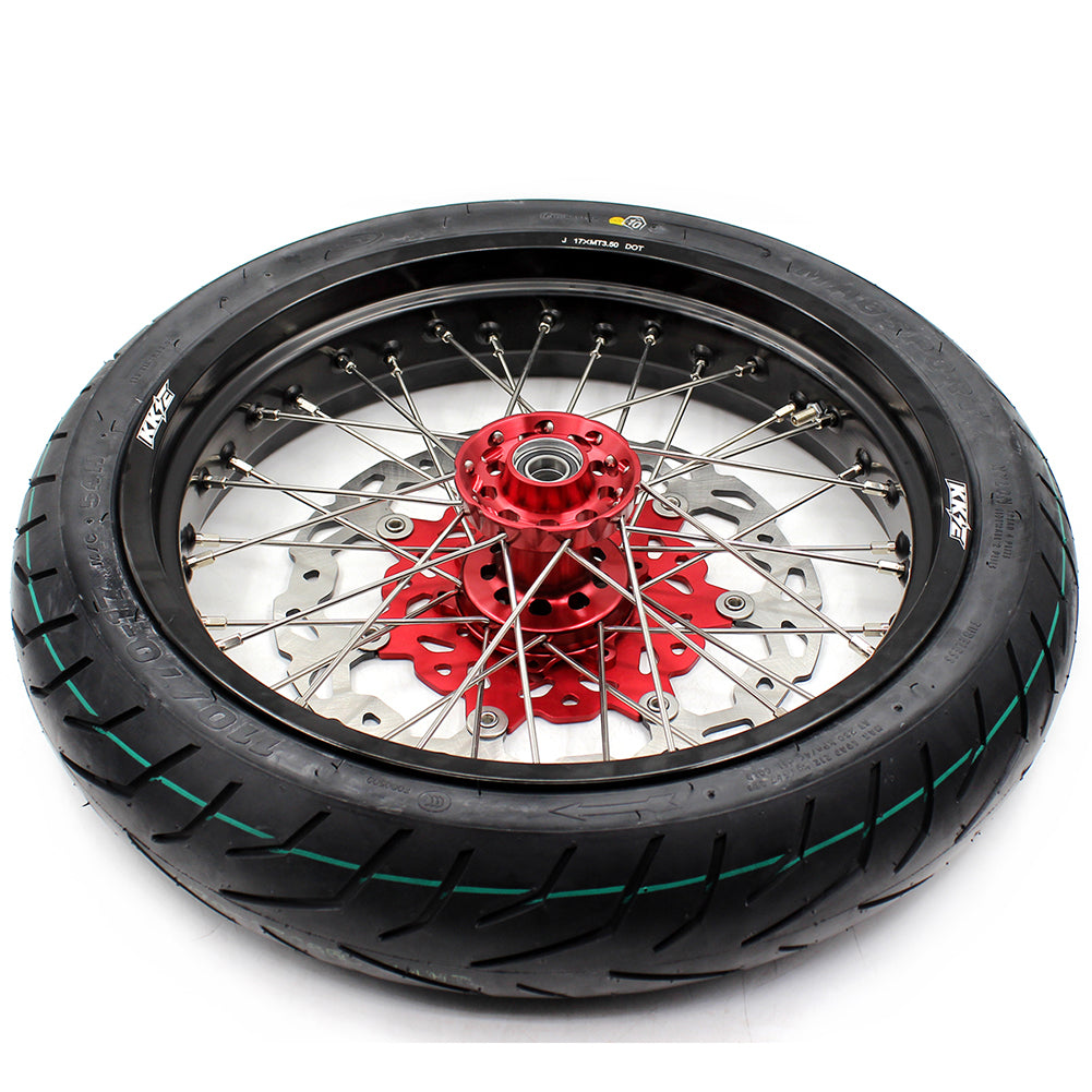 KKE 3.5 & 4.25 Cush Drive Supermoto CST Wheels Rims for Honda XR400R XR600R