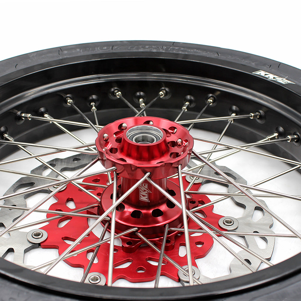 KKE 3.5 & 4.25 Cush Drive Supermoto CST Wheels Rims for Honda XR400R XR600R